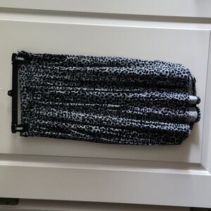 Zenana animal print skirt